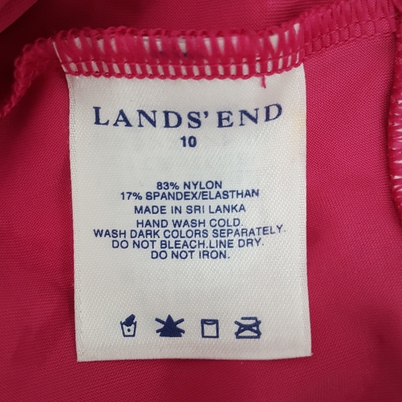 NWOT Lands' End Ruffled Tankini Bathing Suit Top - Picture 4 of 4